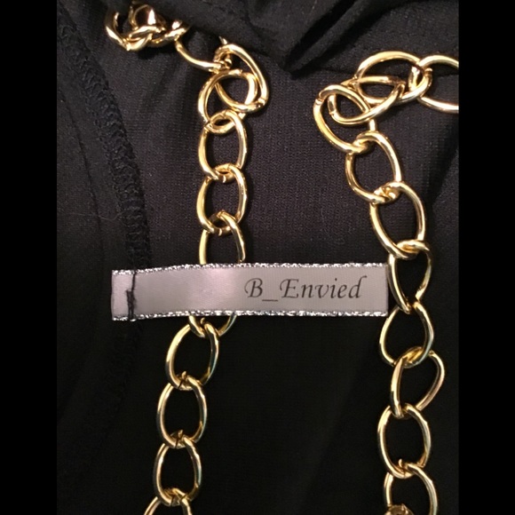 Be Envied fitted dress with chains on back XS - Picture 5 of 5